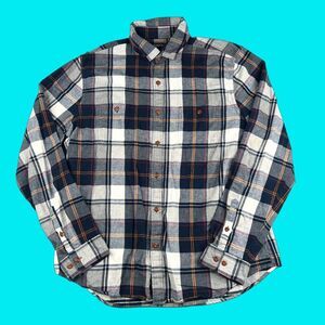 Express Men's Button Down Blue Plaid Double Pocket Flannel Shirt XXLT Hipster